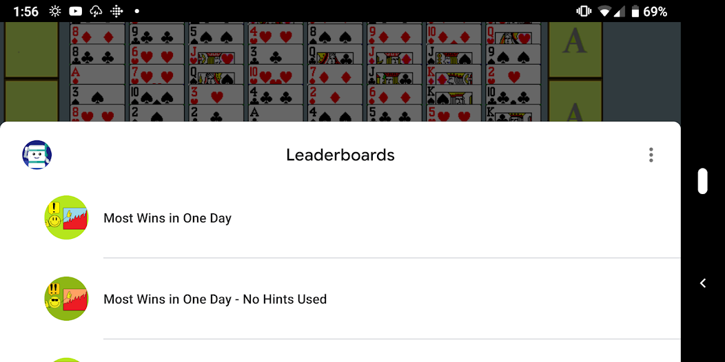 FreeCell with Leaderboards