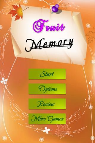 Fruits Memory Games