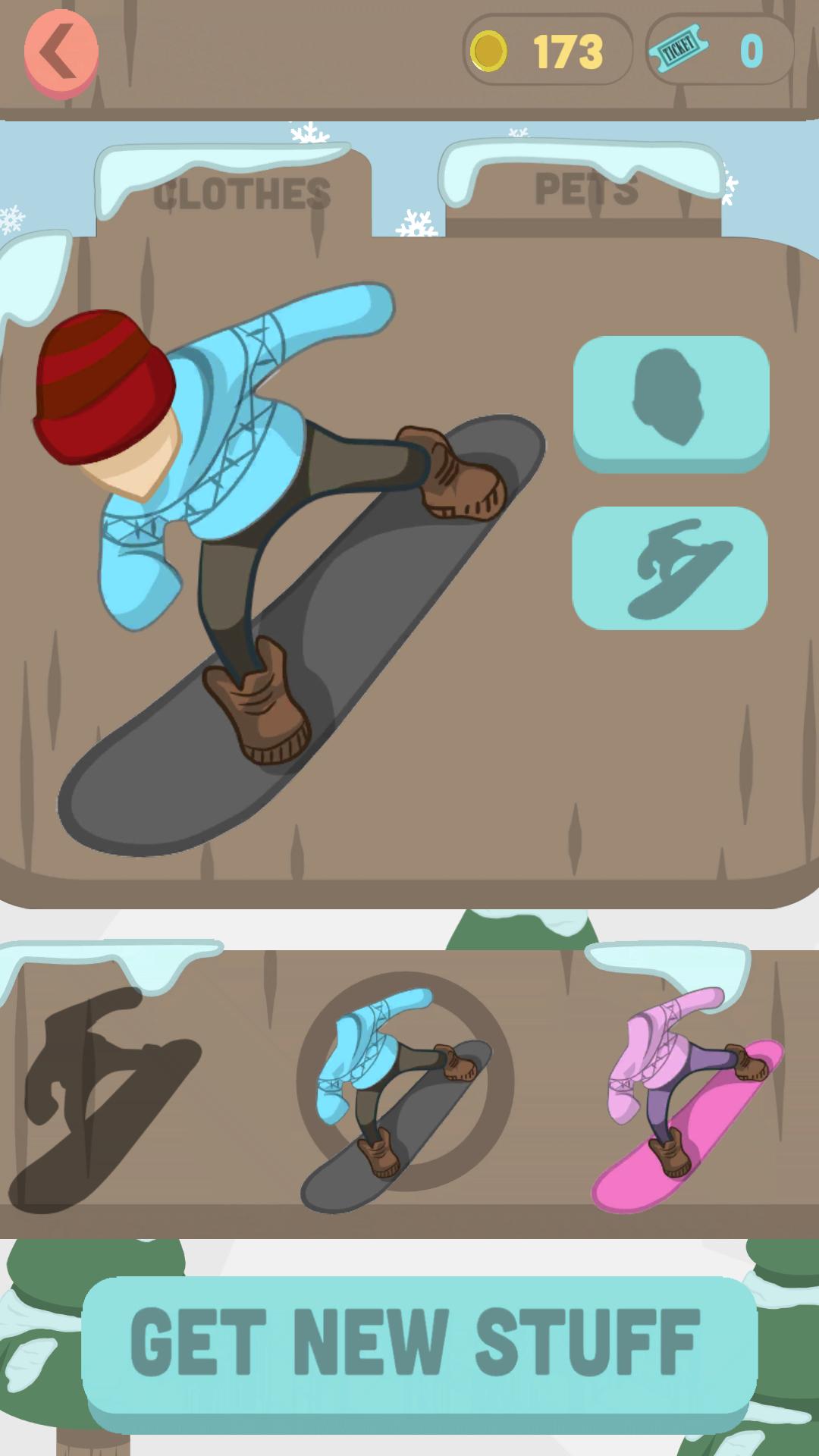 Avalanching: snowboard runner!