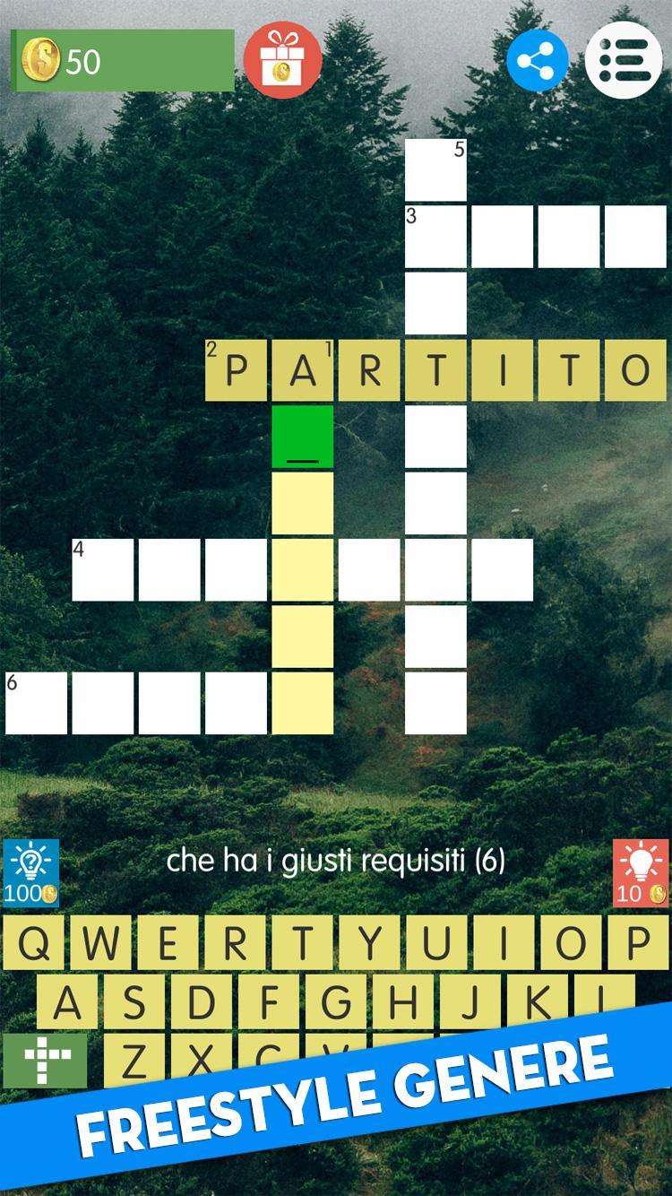 Crossword Italian Puzzles Free