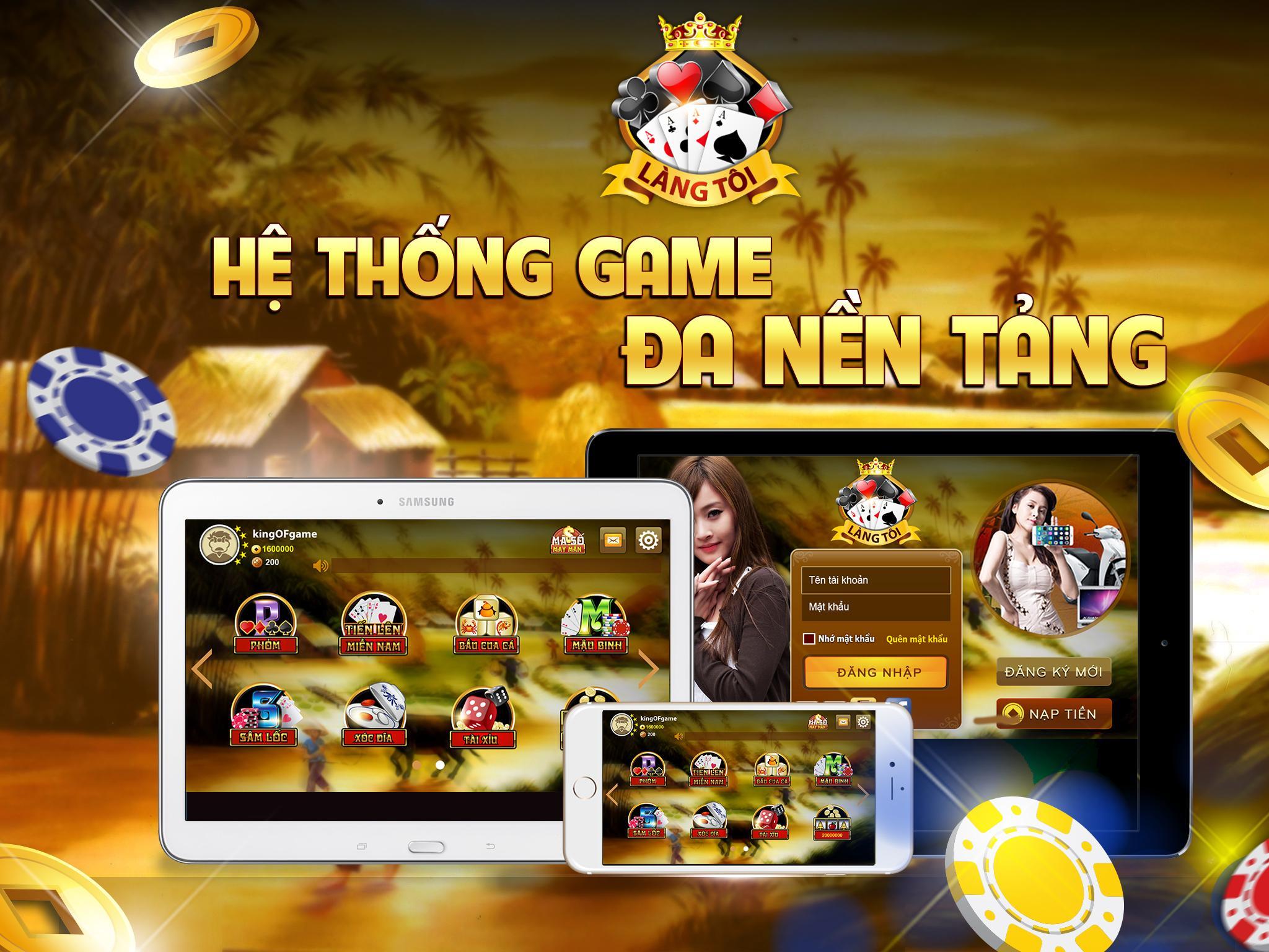 Lang toi: Game bai doi thuong