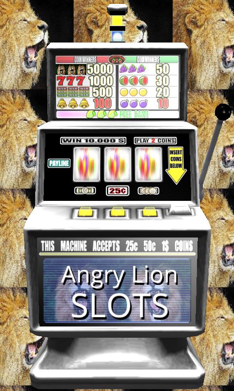 3D Angry Lion Slots - Free