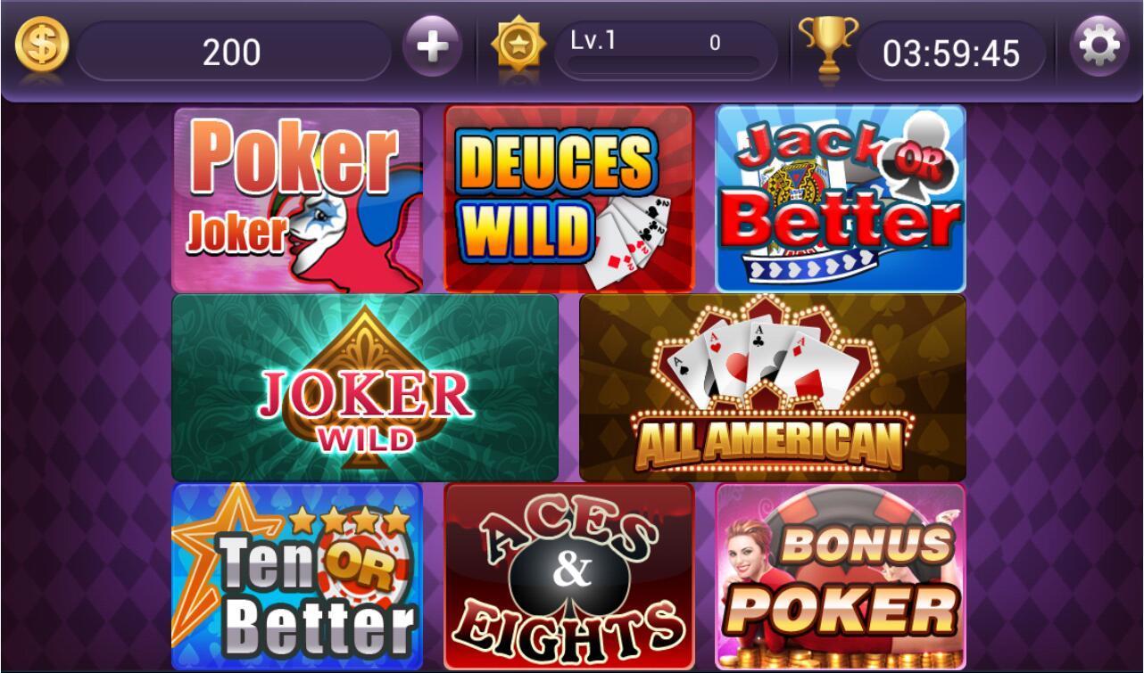 Video Poker - Jacks Or Better