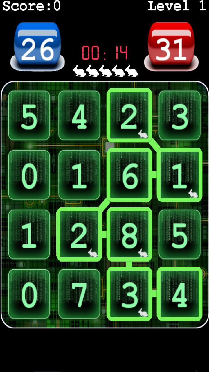 Sum Matrix Numbers Puzzle