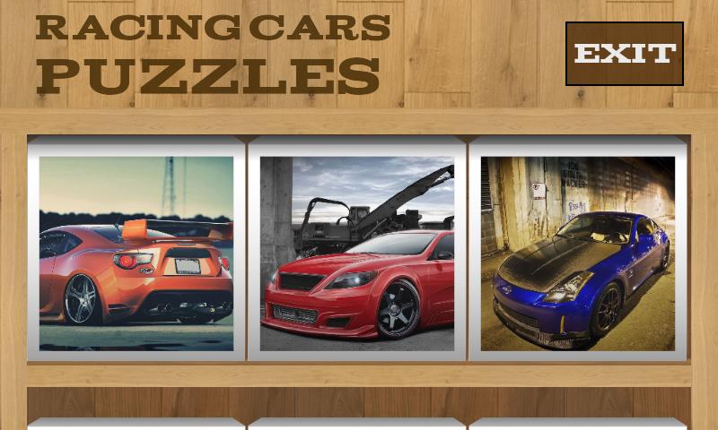 Racing cars Puzzles