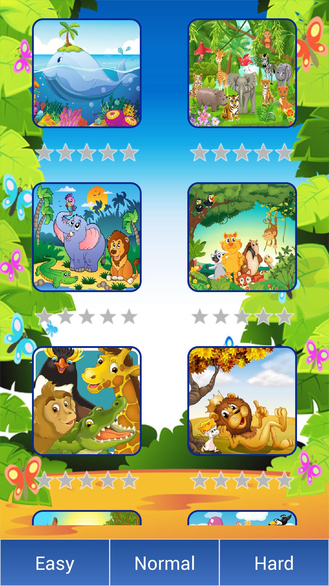 Zoo Cartoon Animals Puzzle