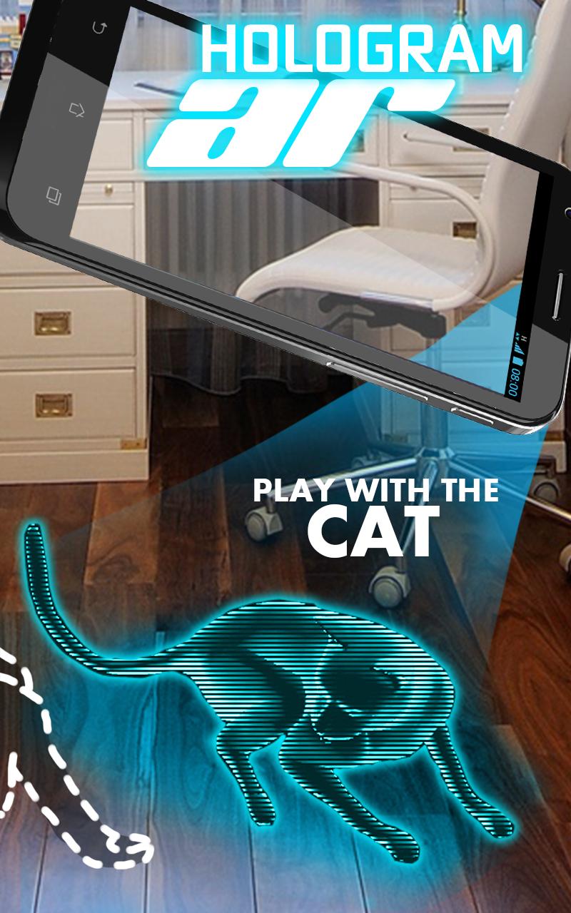 AR Hologram Cat Tom