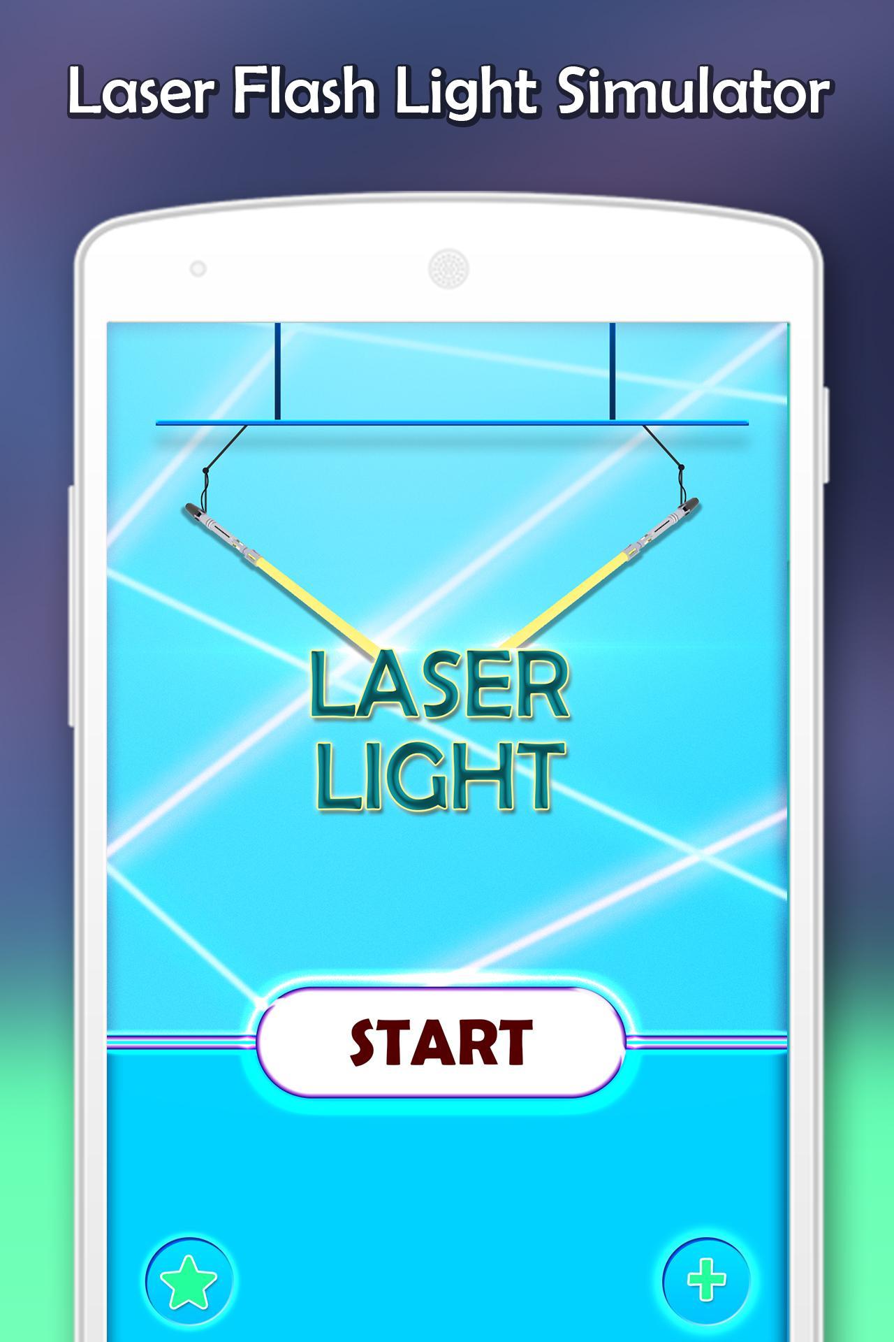 Laser Flash Light Simulator