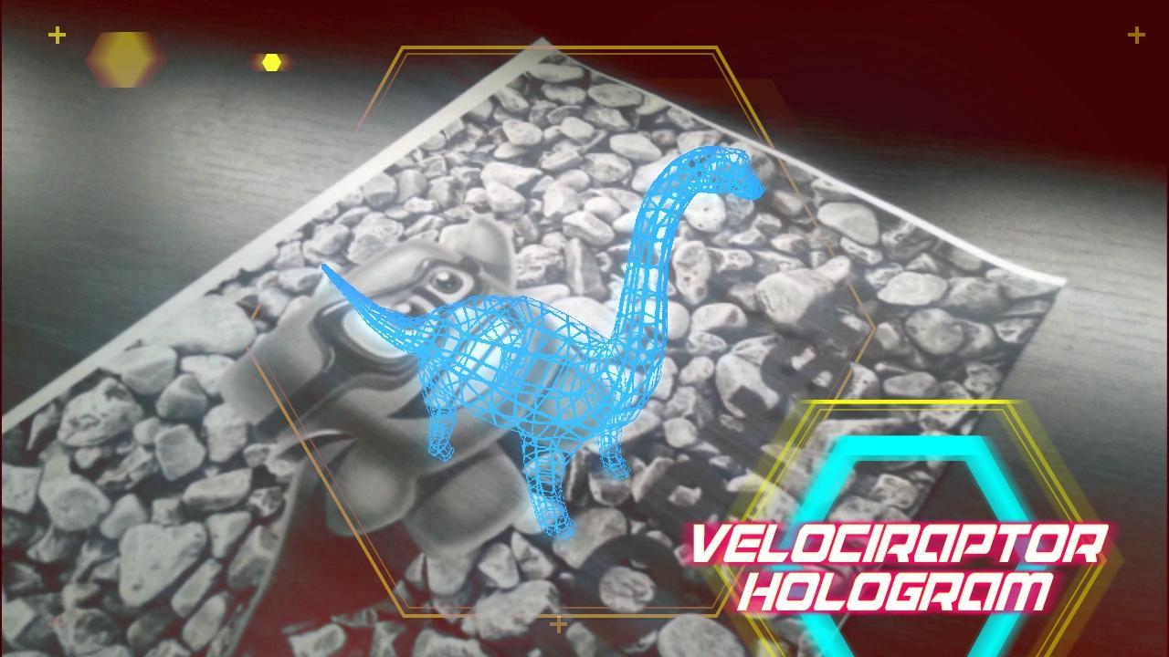 Velociraptor Hologram