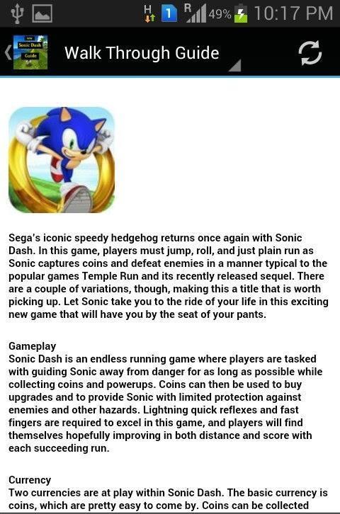 Guide for Sonic Dash