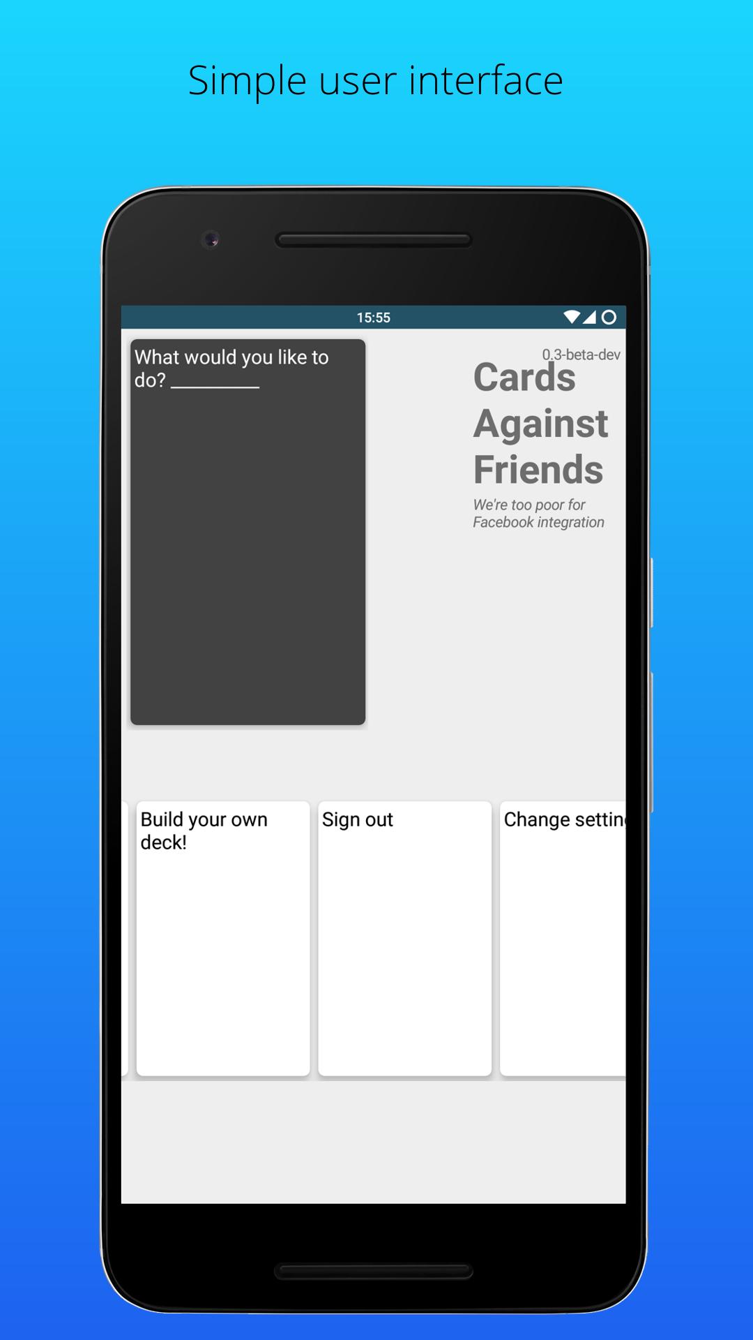 Cards Against Friends (Unreleased)