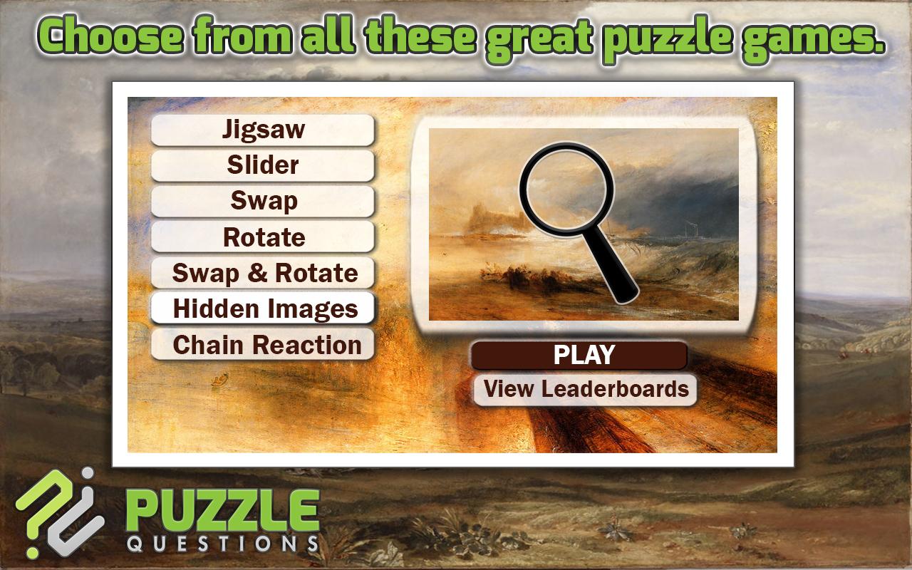 Free Joseph Turner Puzzles