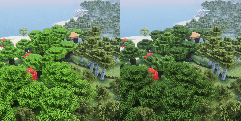Minecraft natürliche Vanillematerial Pack |