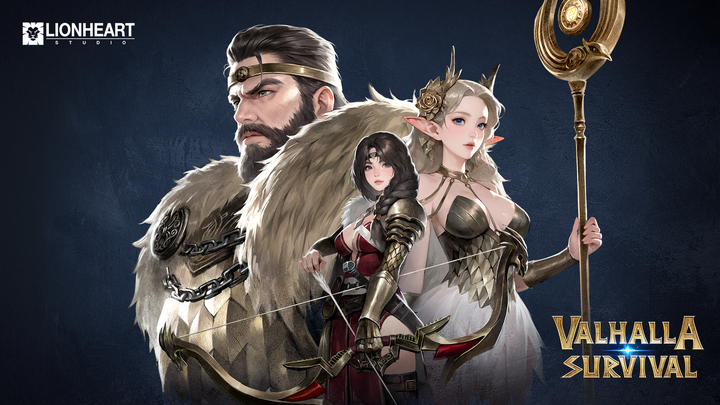 어두운 판타지 로그와 같은 모바일 게임의 새로운 작품 "Valhalla Survival"G
