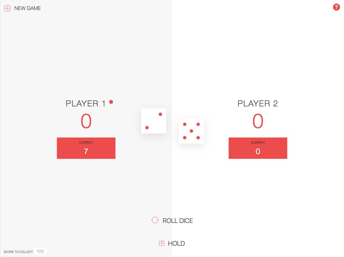Pig Dice Game