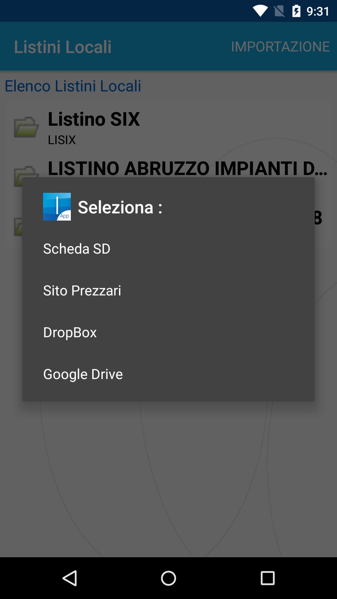 iListini