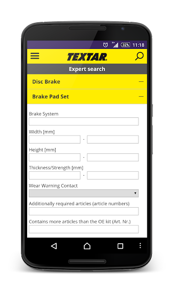 Textar Brakebook