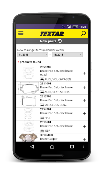 Textar Brakebook