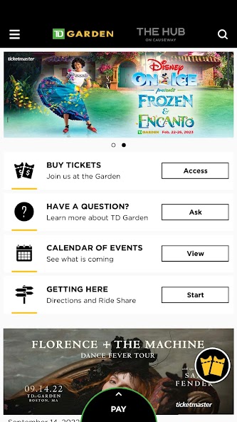 TD Garden Hub