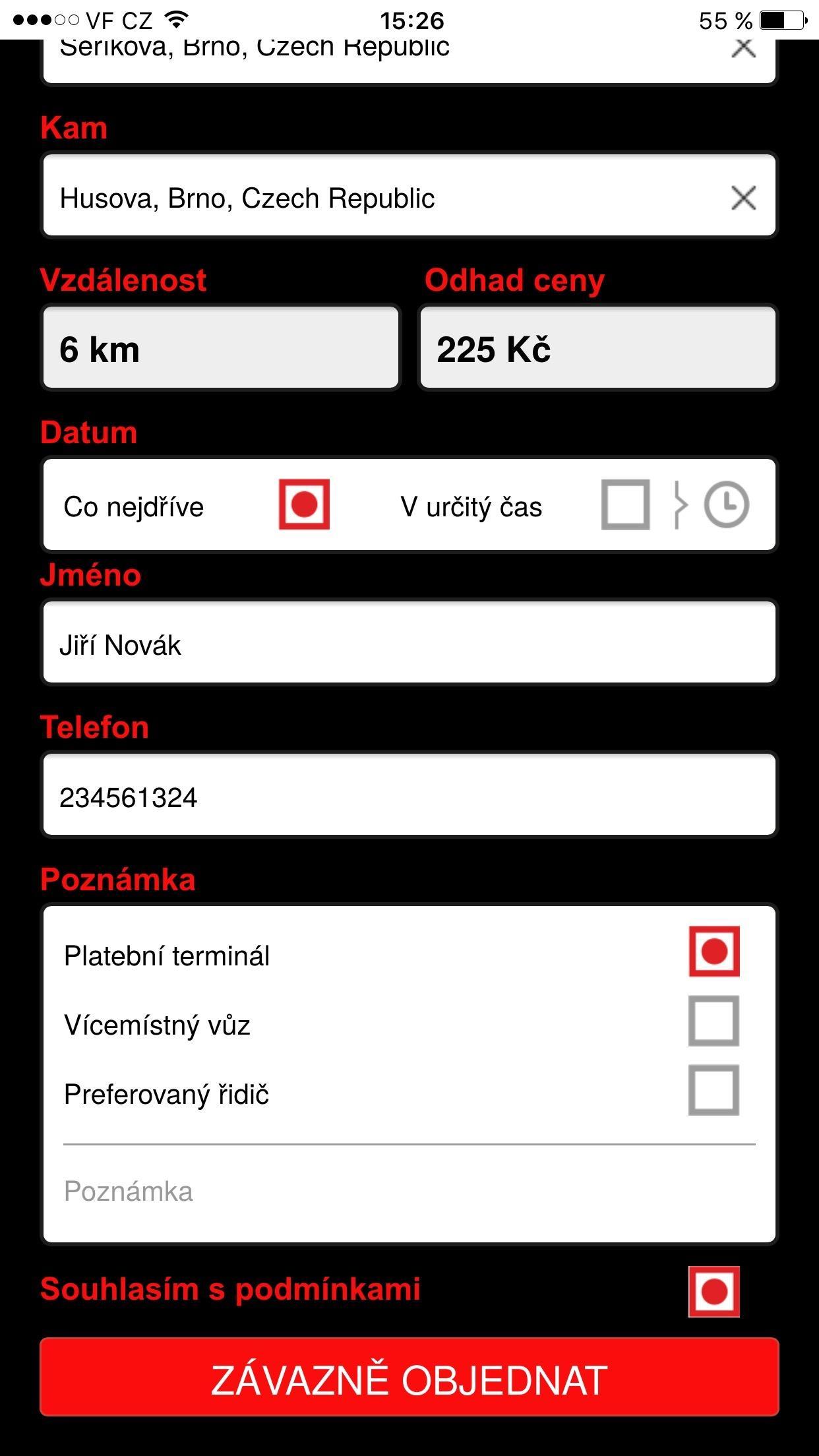 Lido Taxi Brno