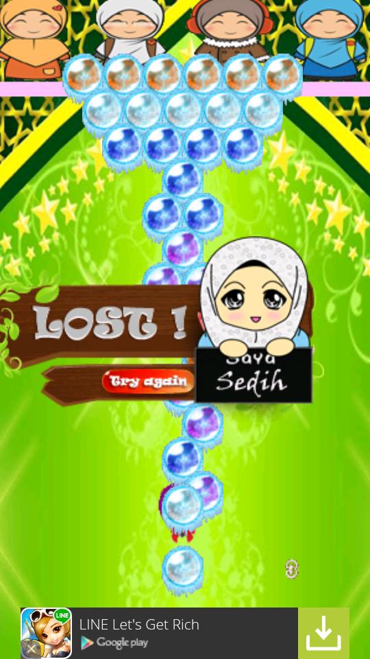 Hijab Bubble Game