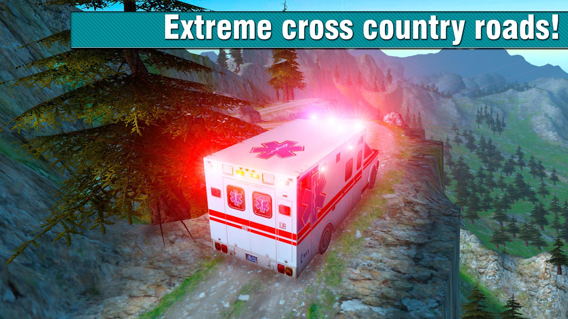 Hill Climb Ambulance Driver 3D