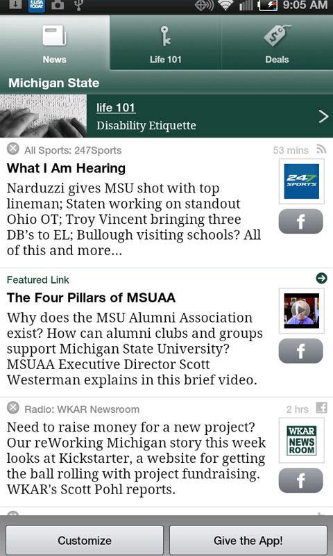 MSU Crib Sheet for Alumni