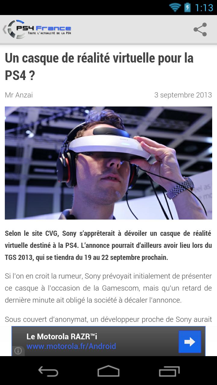 PS4 France