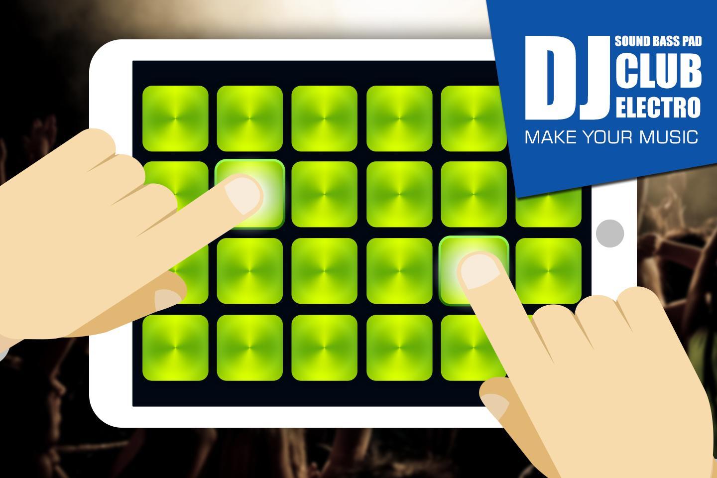 Dj electro club sound pad