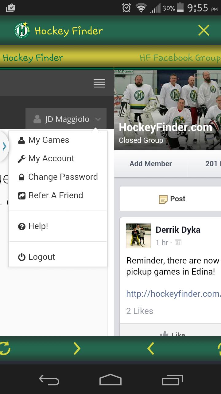 Hockey Finder