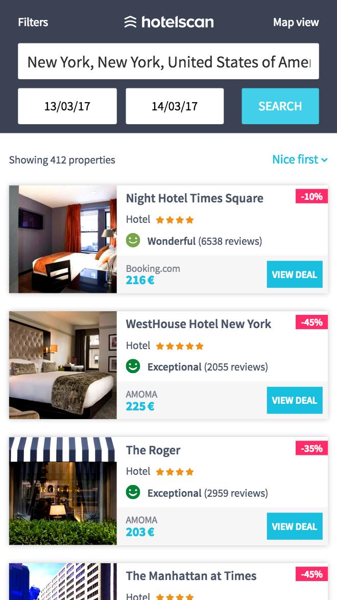 hotelscan - Hotel Search