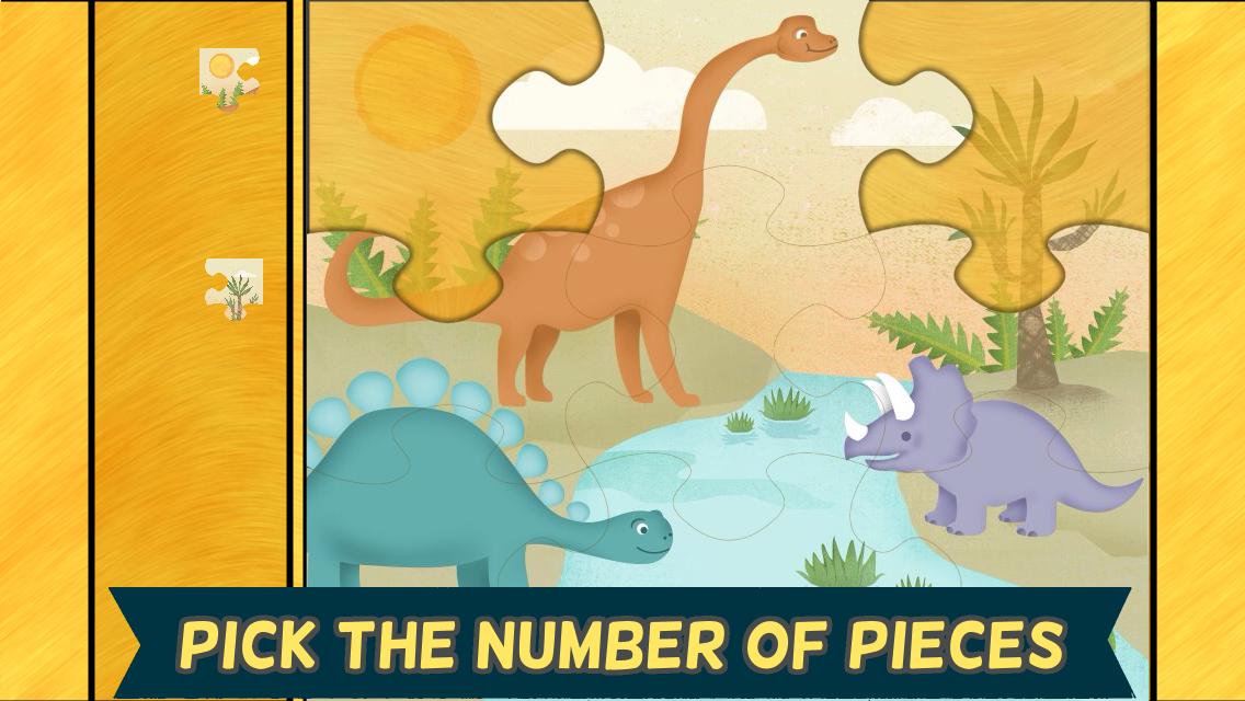 Kids Dinosaur Games: Puzzles
