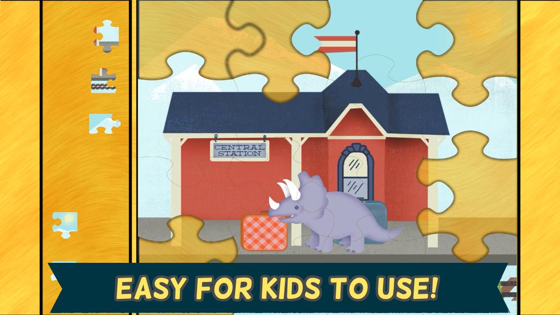 Kids Dinosaur Games: Puzzles