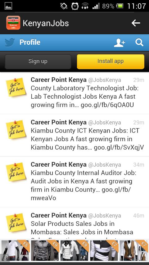JOBS IN KENYA