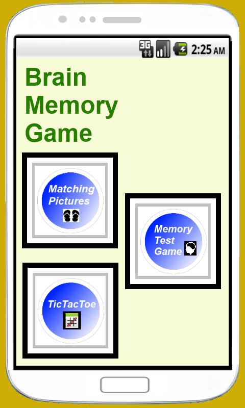 Brain Memory Game