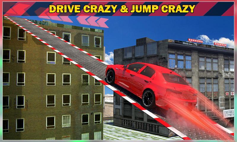 Car Roof Jumping Stunts 3D