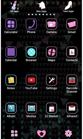 Cute Wallpaper Neon Kiss