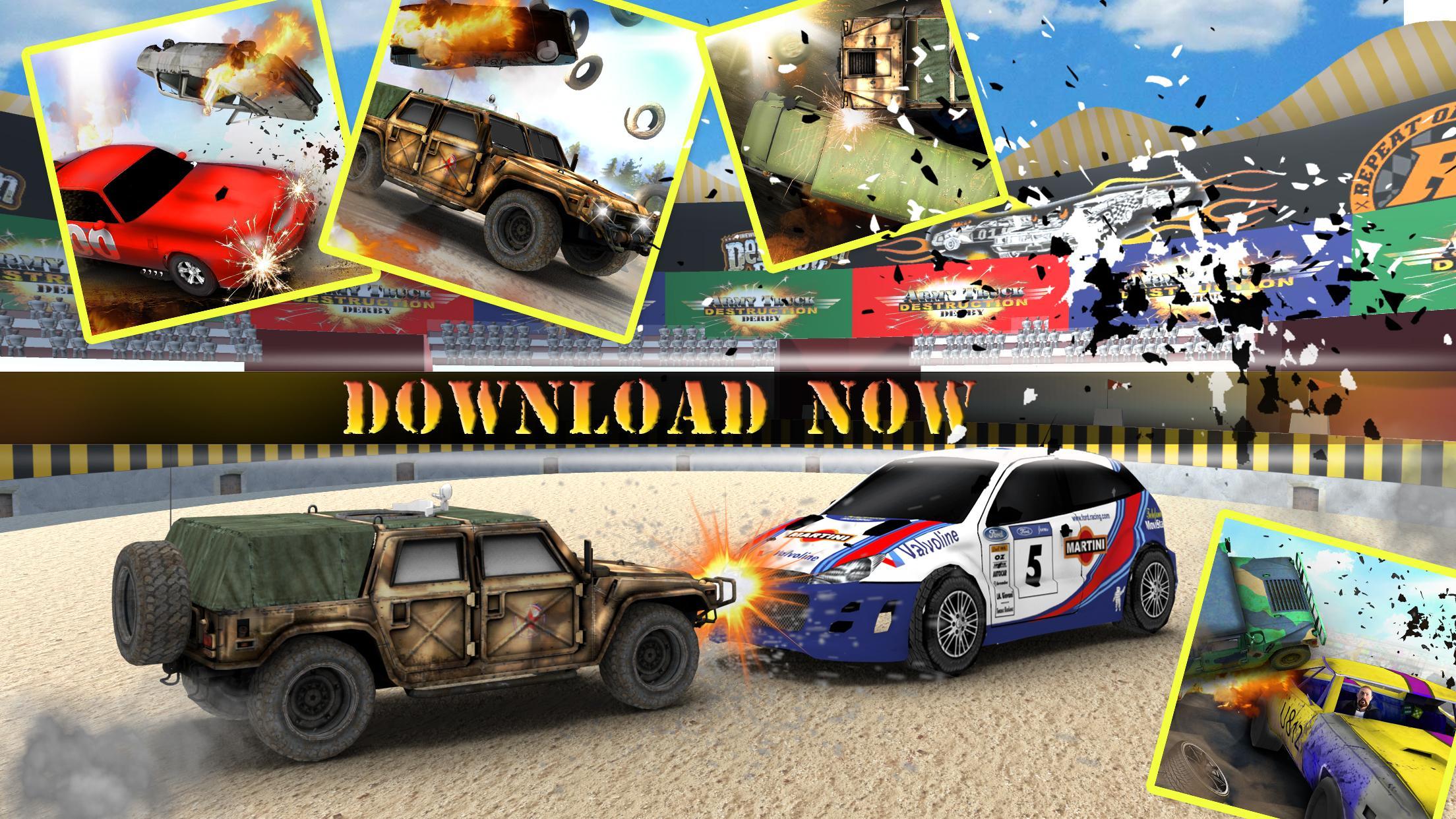 Army Truck Demolition Derby 3D