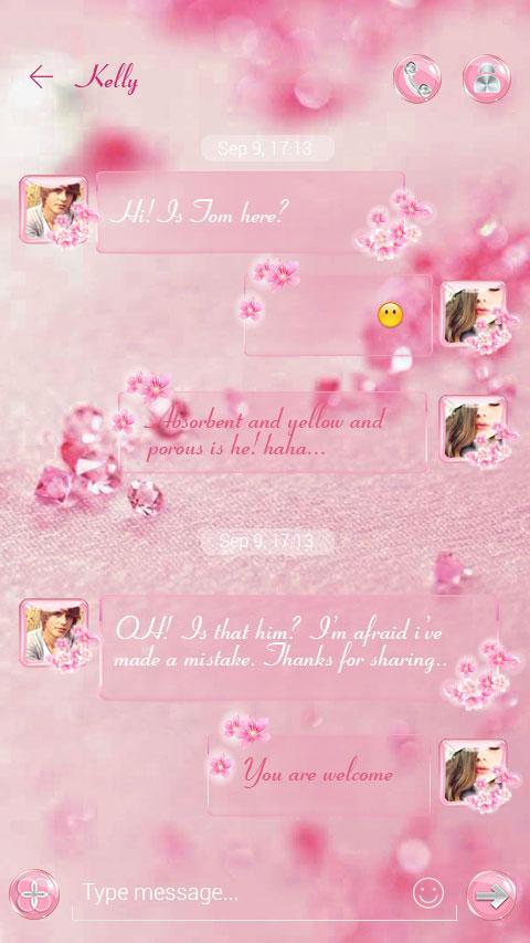 (FREE) GO SMS SPARKLING THEME