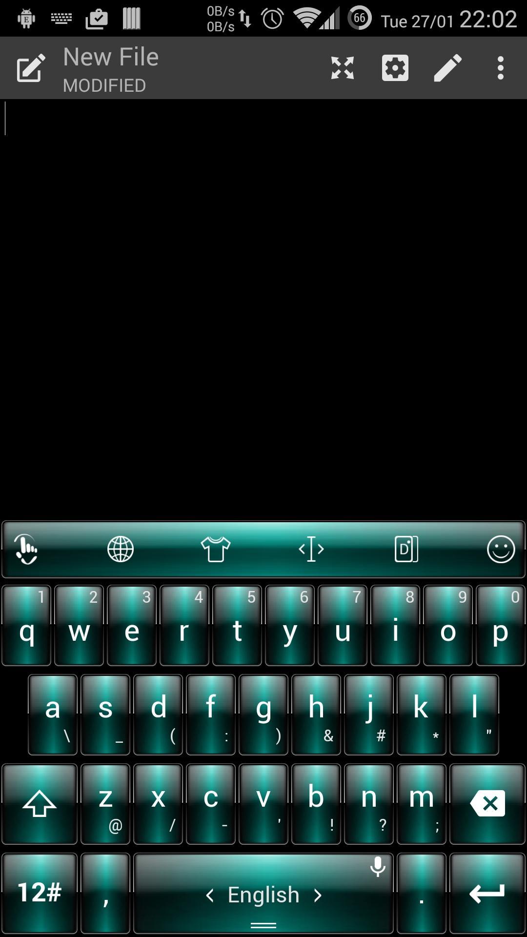 Keyboard Theme Dusk Green