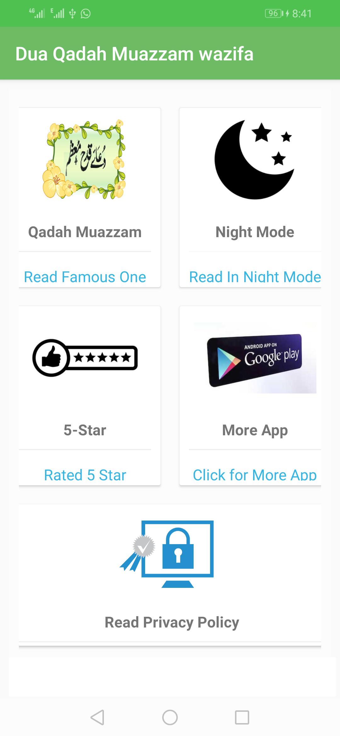 Dua Qadah Muazzam wazifa