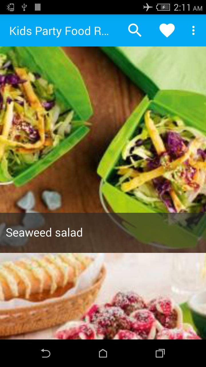 Kids Party Food Recipes