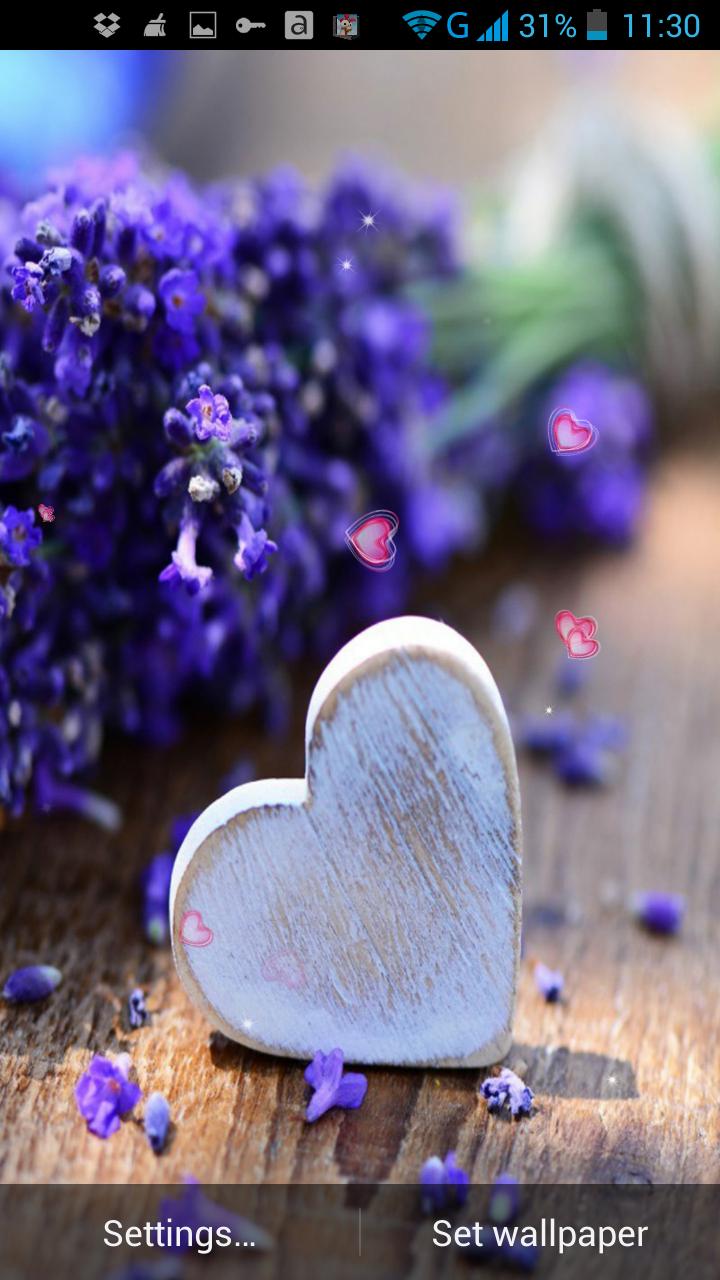Love Flowers Live Wallpaper