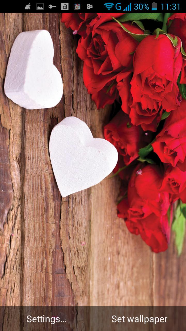 Love Flowers Live Wallpaper