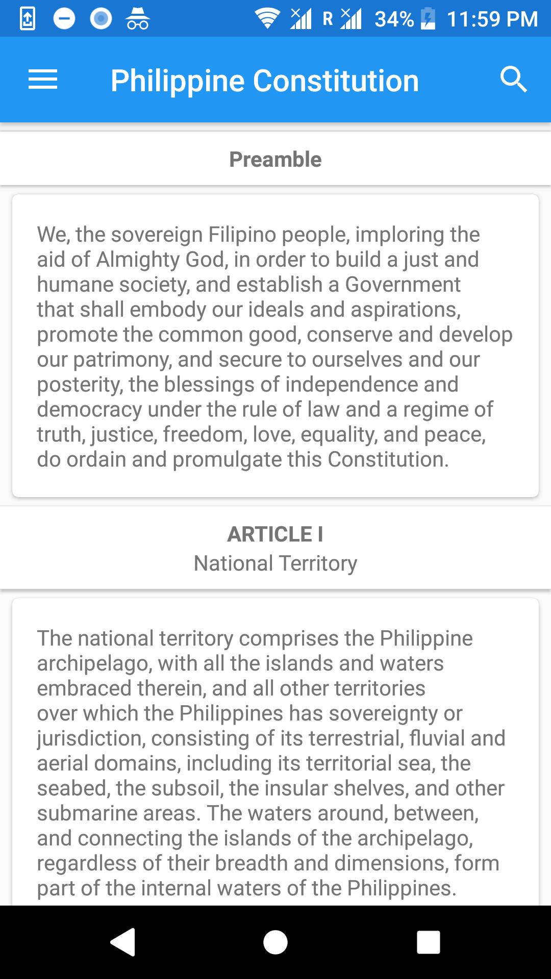 Philippine Constitution