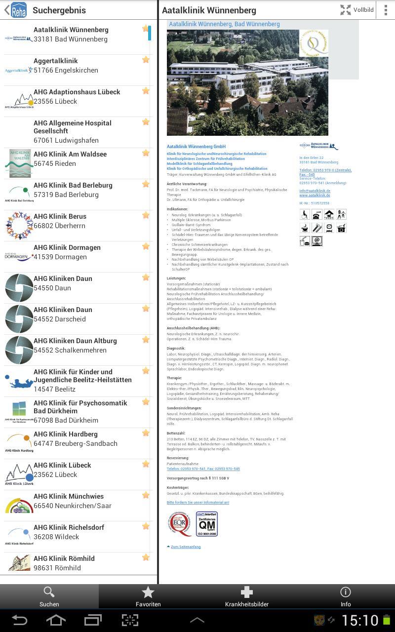 Rehakliniken 2011-2015