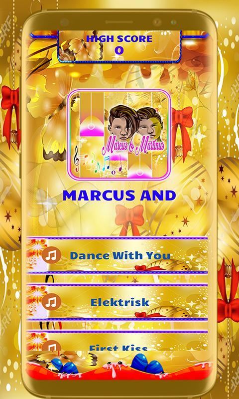 MARCUS MARTINUS Piano Tile Game