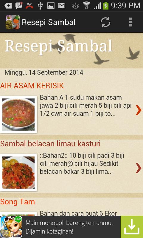 Resepi Sambal
