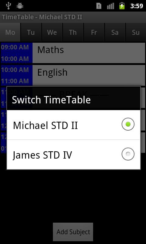 Time Table Pro