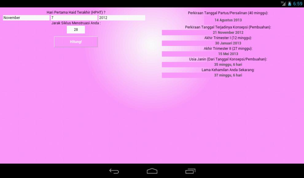 Kehamilan dan Masa Subur